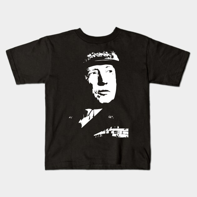 George S. Patton 7B (George Smith Patton Jr.) General of the United States Army Kids T-Shirt by FOGSJ